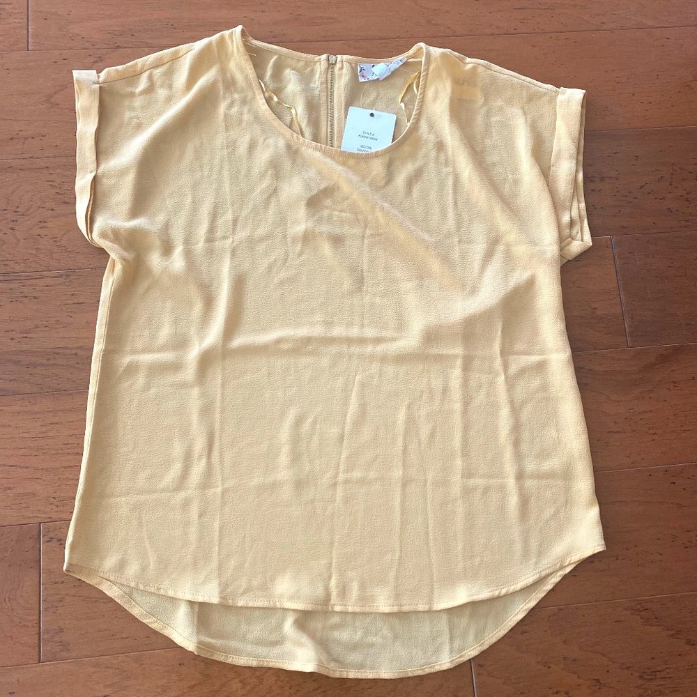 Breathable Yellow Blouse